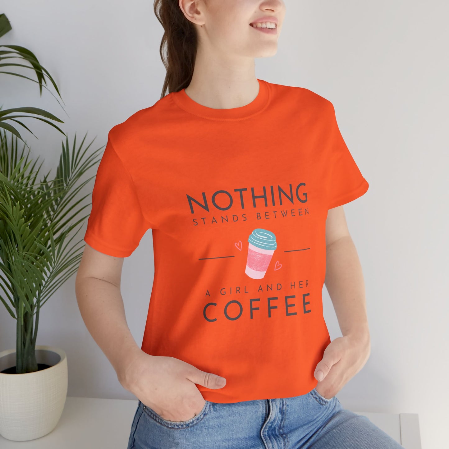 Unleash Your Inner Caffeine Queen with Our Cozy Woman's Jersey Tee!