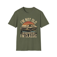 Classic Car T-Shirt - "I'm Not Old I'm Classic" Vintage Retro Auto Tee