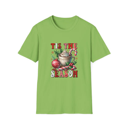 Tis the Season Unisex Softstyle T-Shirt - Holiday Print - 100% Cotton