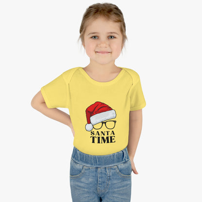 Santa Time Infant Bodysuit - Unleash the Coolest Claus!