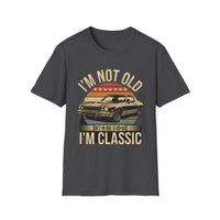 Classic Car T-Shirt - "I'm Not Old I'm Classic" Vintage Retro Auto Tee