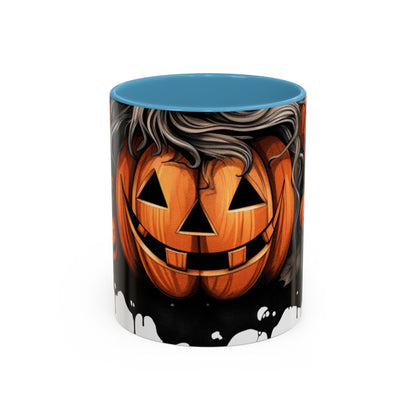 Halloween Pumpkin Accent Coffee Mug - 11oz Ceramic Spooky Mug