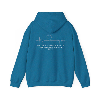 Cozy Love Prescription Unisex Hoodie - Comfortable Cotton Blend Sweatshirt - Spread Love