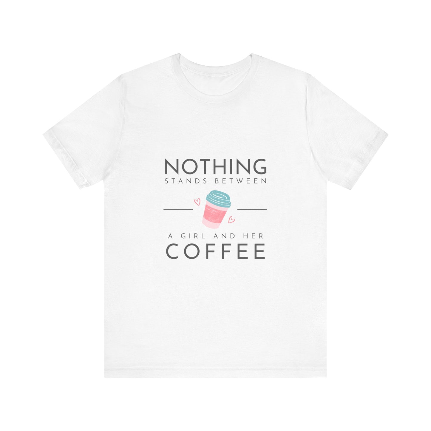 Unleash Your Inner Caffeine Queen with Our Cozy Woman's Jersey Tee!