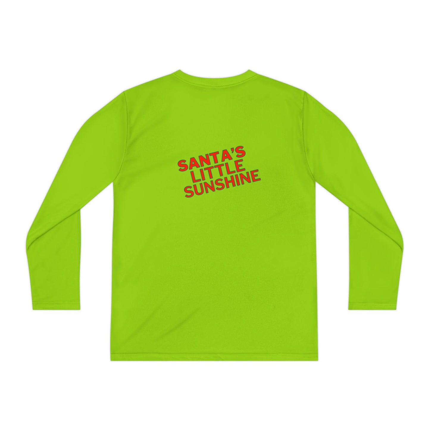 Santa Time Swag! Unleash Cool Vibes with our Youth Long Sleeve Tee!