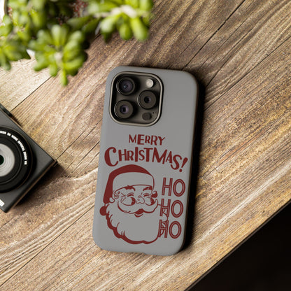 Jingle All the Way with Santa! Personalized Tough Cases for Every Phone!