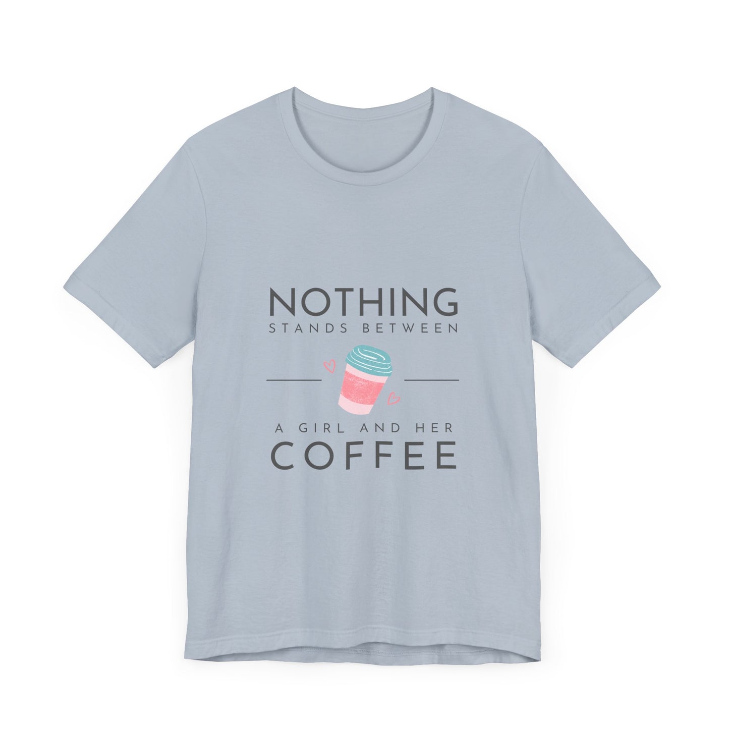 Unleash Your Inner Caffeine Queen with Our Cozy Woman's Jersey Tee!