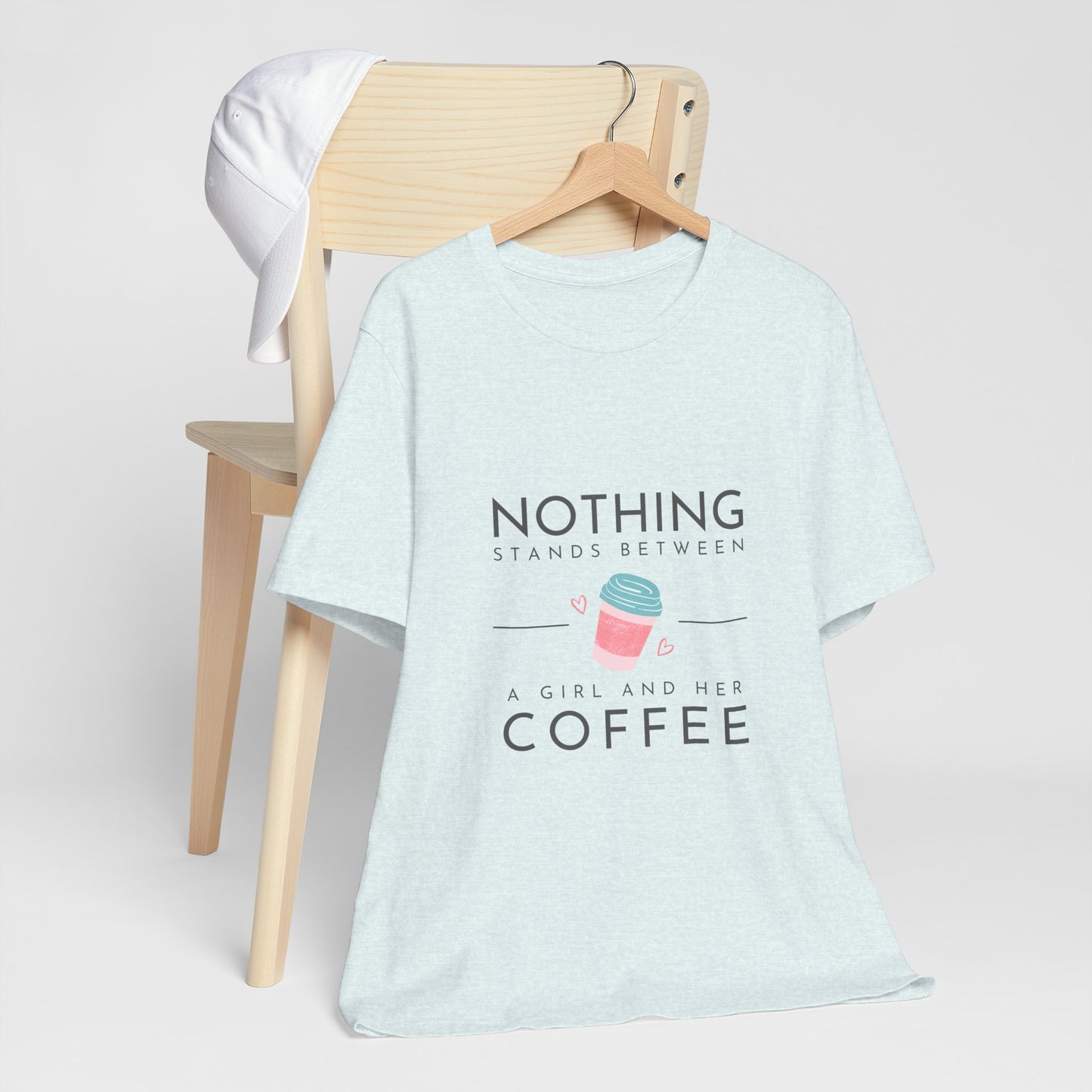 Unleash Your Inner Caffeine Queen with Our Cozy Woman's Jersey Tee!