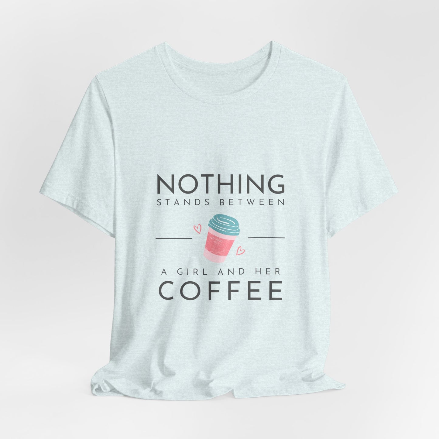 Unleash Your Inner Caffeine Queen with Our Cozy Woman's Jersey Tee!