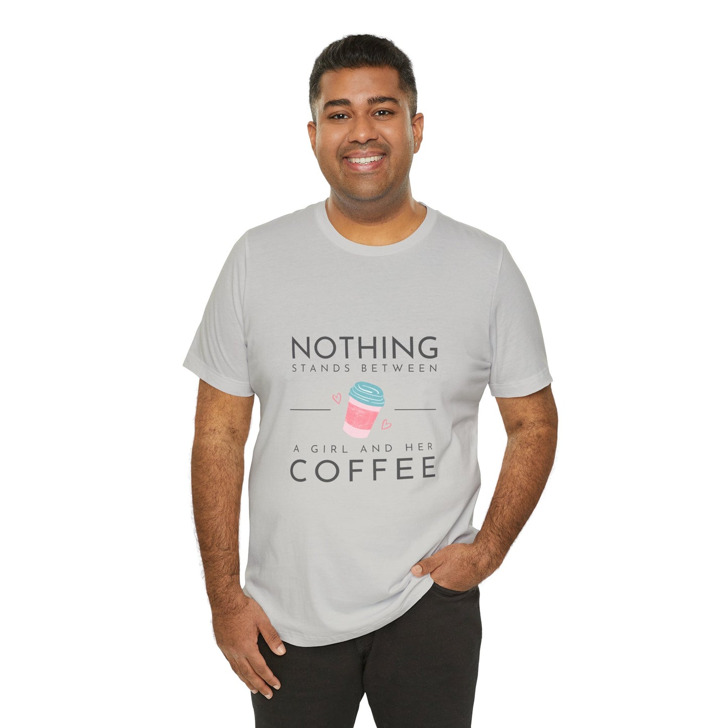 Unleash Your Inner Caffeine Queen with Our Cozy Woman's Jersey Tee!