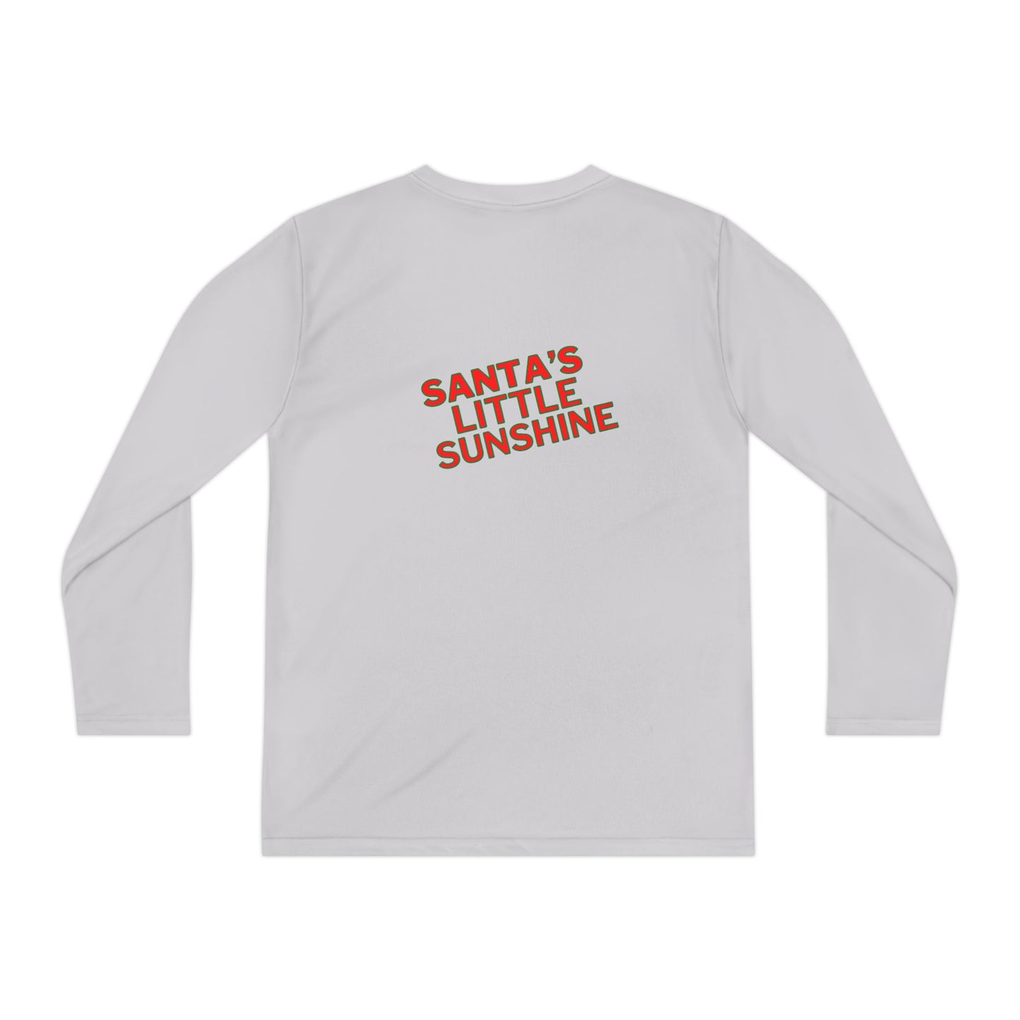 Santa Time Swag! Unleash Cool Vibes with our Youth Long Sleeve Tee!