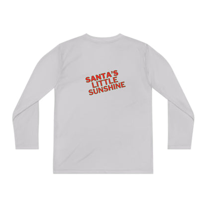 Santa Time Swag! Unleash Cool Vibes with our Youth Long Sleeve Tee!