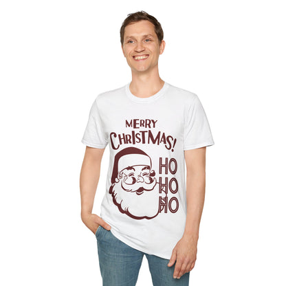 Spread Joy in Style: Unisex Santa Softstyle Tee – Your Ultimate Christmas Comfort!