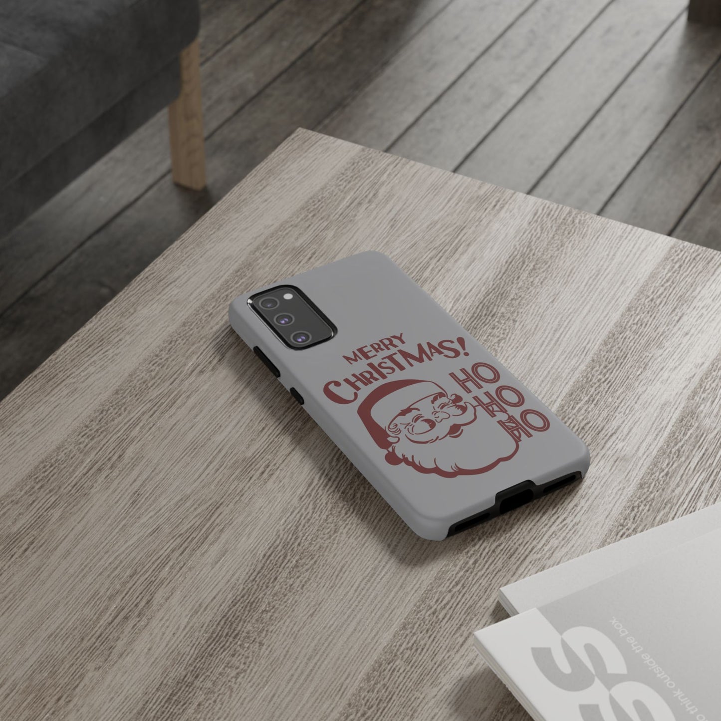 Jingle All the Way with Santa! Personalized Tough Cases for Every Phone!