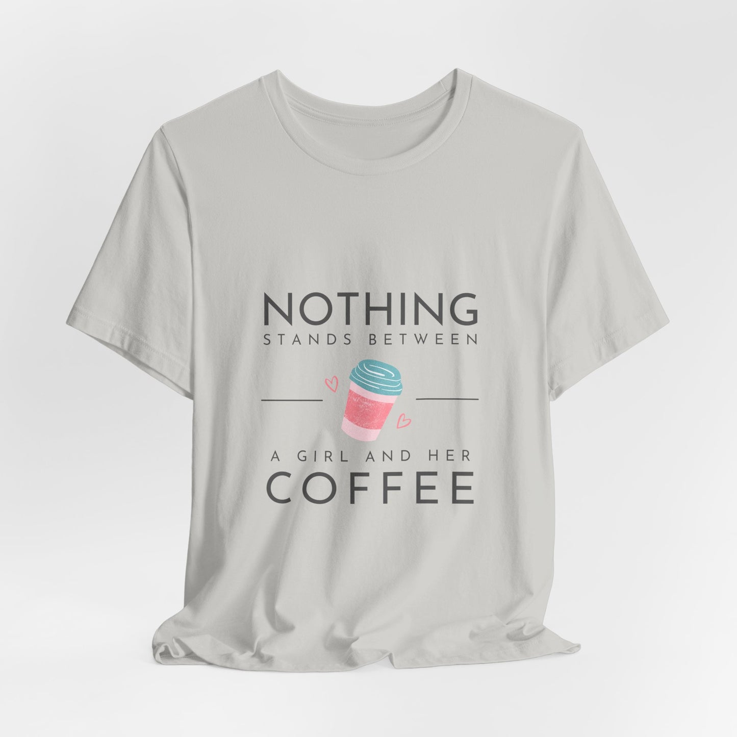 Unleash Your Inner Caffeine Queen with Our Cozy Woman's Jersey Tee!