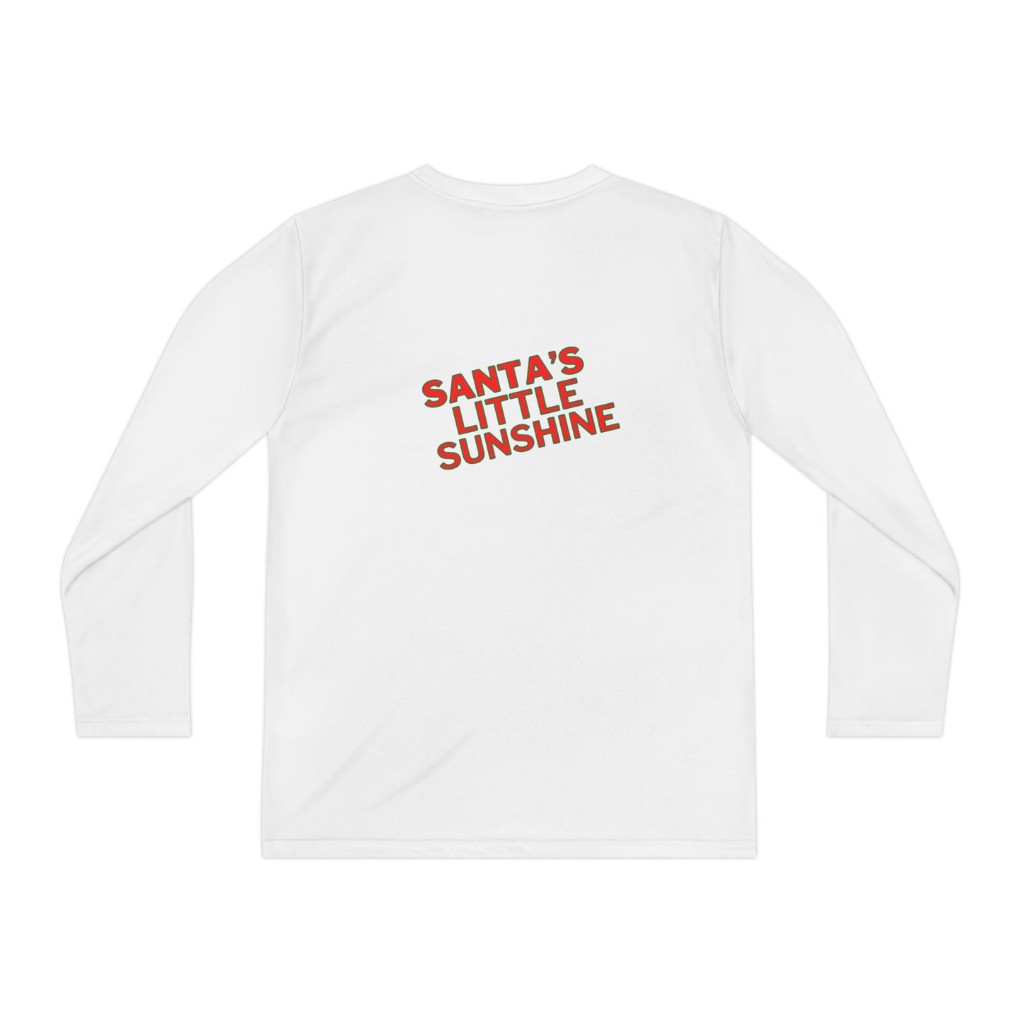 Santa Time Swag! Unleash Cool Vibes with our Youth Long Sleeve Tee!