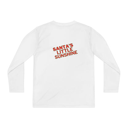 Santa Time Swag! Unleash Cool Vibes with our Youth Long Sleeve Tee!