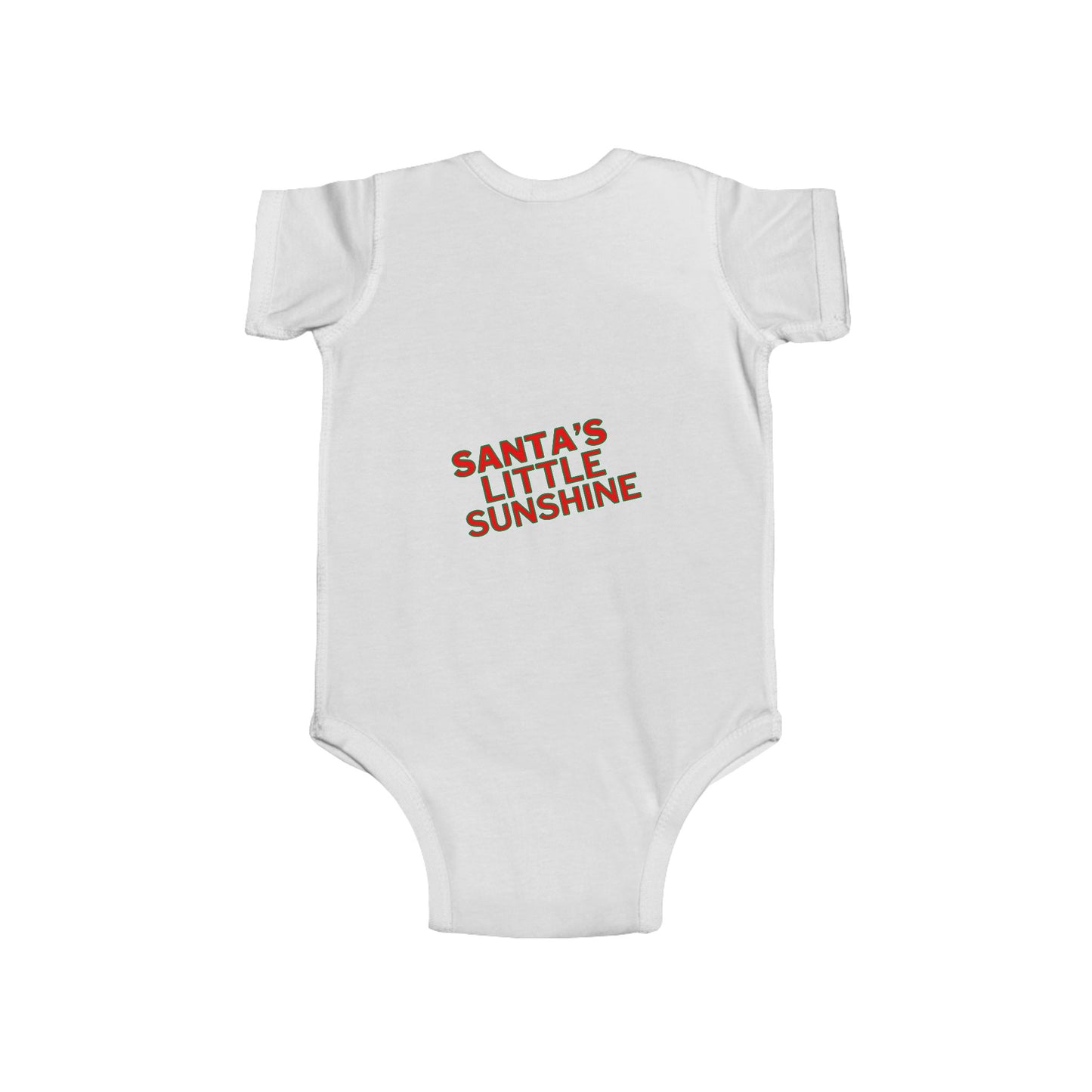 Dress Your Bundle of Joy in Style! Santa's Little Sunshine Infant Bodysuit - Cuteness Overload!