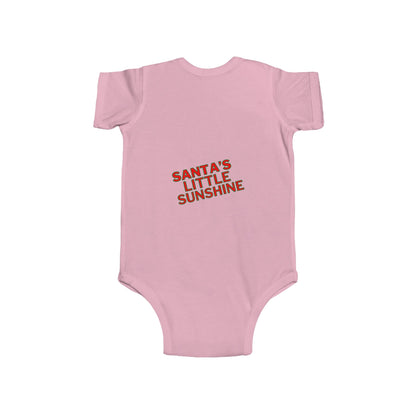 Dress Your Bundle of Joy in Style! Santa's Little Sunshine Infant Bodysuit - Cuteness Overload!