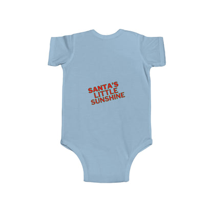 Dress Your Bundle of Joy in Style! Santa's Little Sunshine Infant Bodysuit - Cuteness Overload!