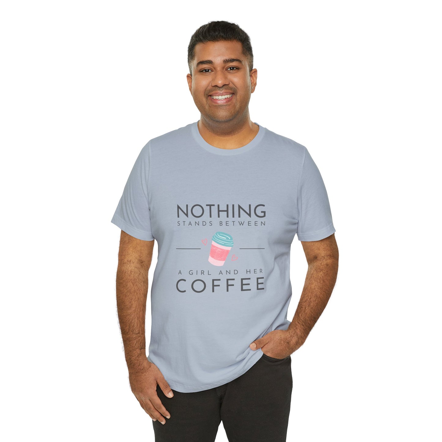 Unleash Your Inner Caffeine Queen with Our Cozy Woman's Jersey Tee!