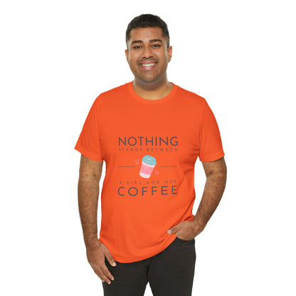 Unleash Your Inner Caffeine Queen with Our Cozy Woman's Jersey Tee!