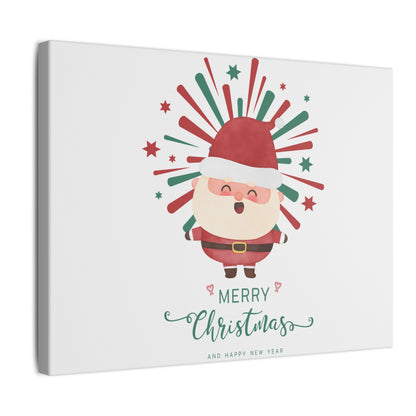 Celebrate the Season with Our Merry Christmas and Happy New Year Custom Canvas - Eco-Friendly, Durable, and Stylish!