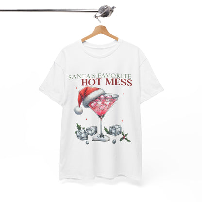 Santa's Favorite Hot Mess Unisex Heavy Cotton Tee - 100% Cotton