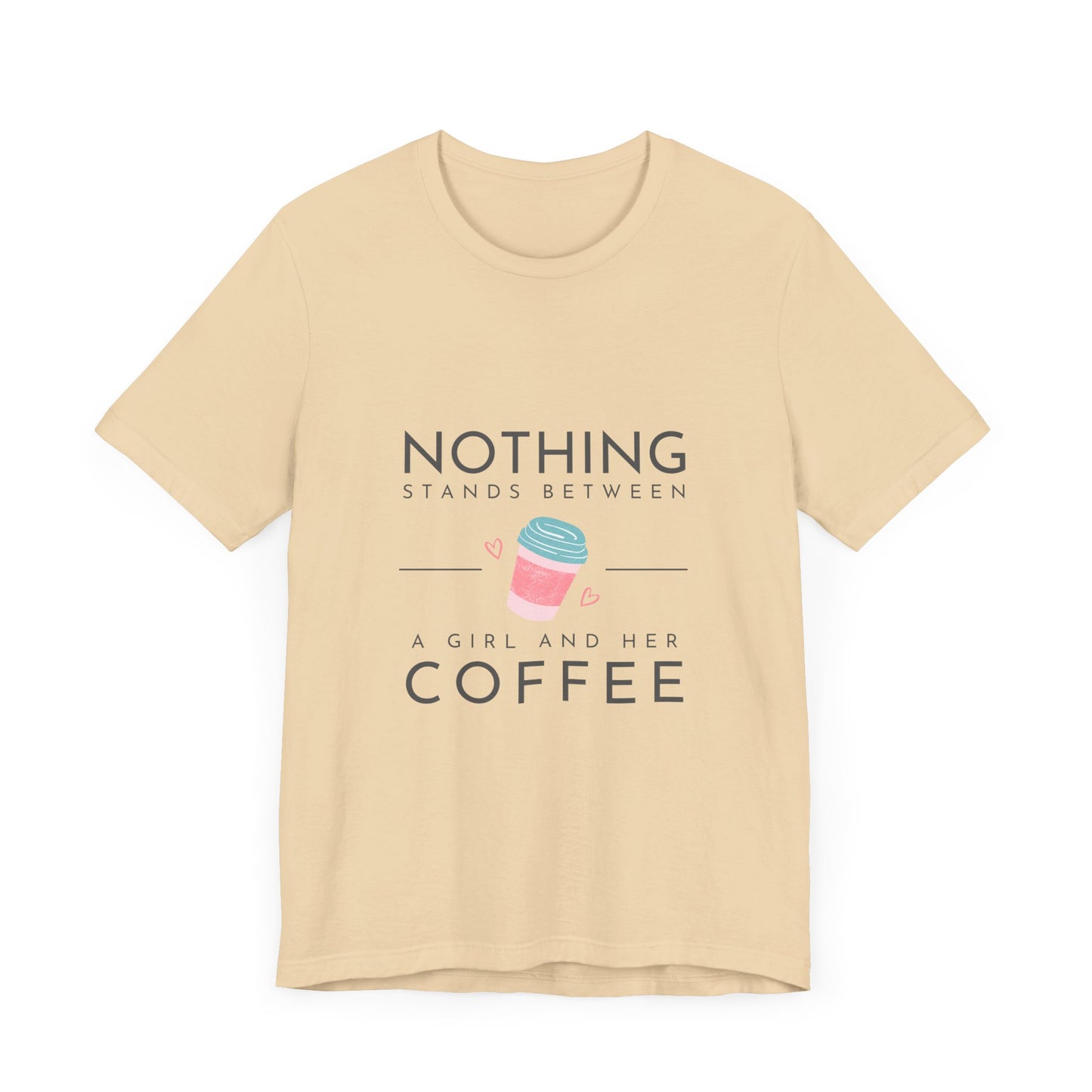 Unleash Your Inner Caffeine Queen with Our Cozy Woman's Jersey Tee!