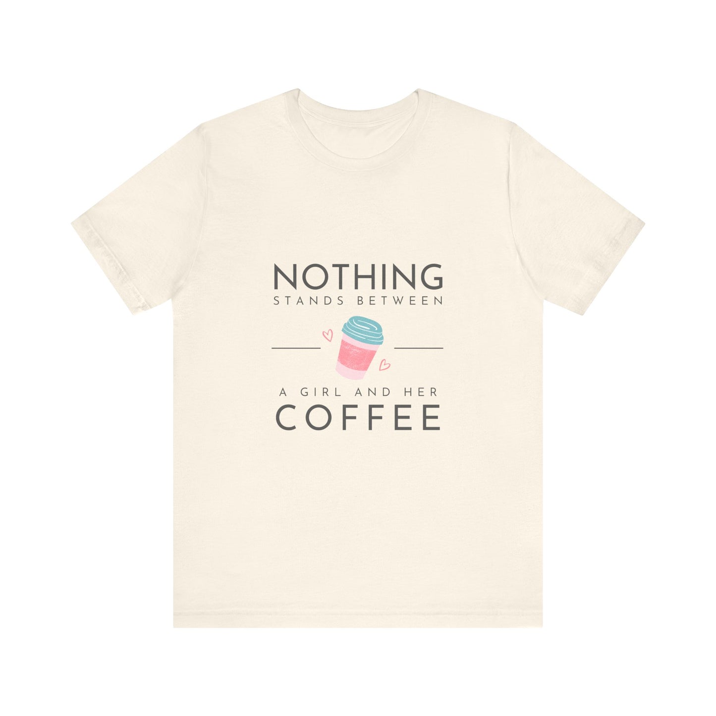 Unleash Your Inner Caffeine Queen with Our Cozy Woman's Jersey Tee!