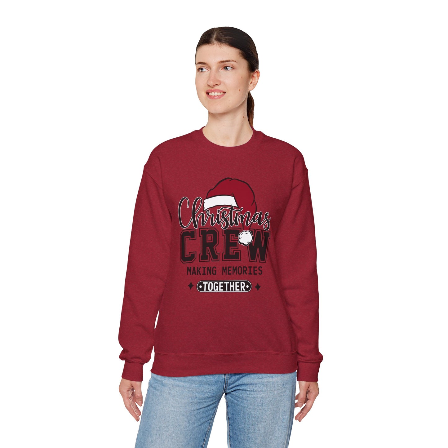 Christmas Together Unisex Heavy Blend™ Crewneck Sweatshirt - Cozy Winter Sweater