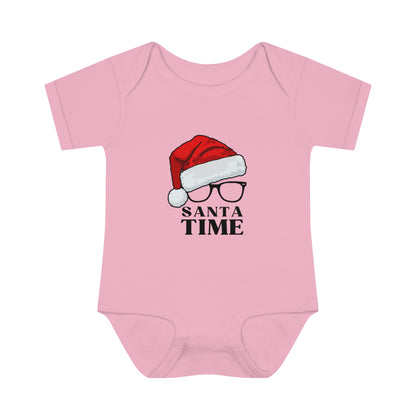 Santa Time Infant Bodysuit - Unleash the Coolest Claus!