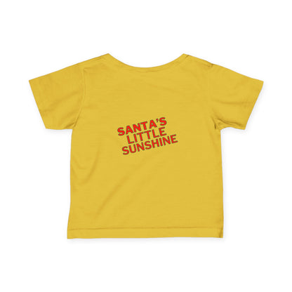 Santa's Little Sunshine Infant Tee - Unleash the Cuteness with Style!