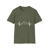 Tachometer Shirt RPM Heartbeat Gauge Unisex Heavy Cotton Tee