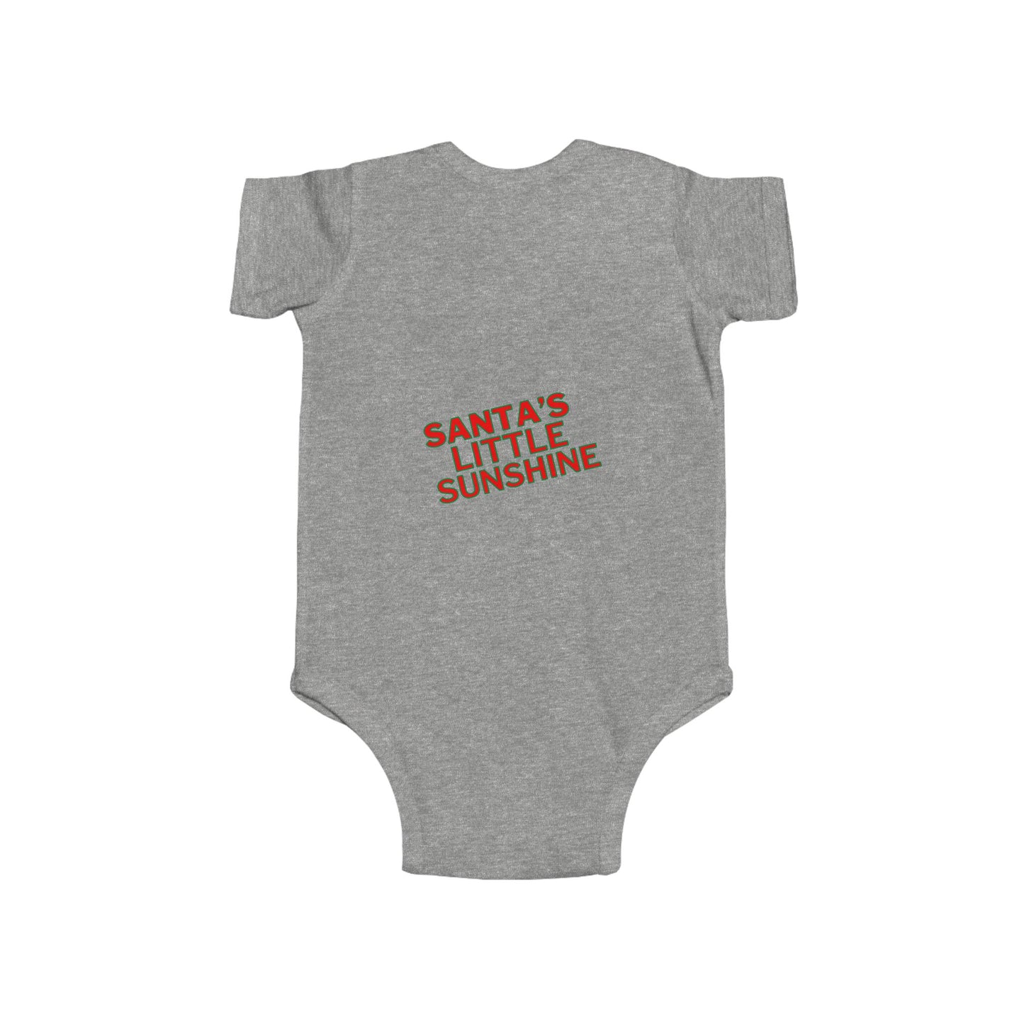 Dress Your Bundle of Joy in Style! Santa's Little Sunshine Infant Bodysuit - Cuteness Overload!