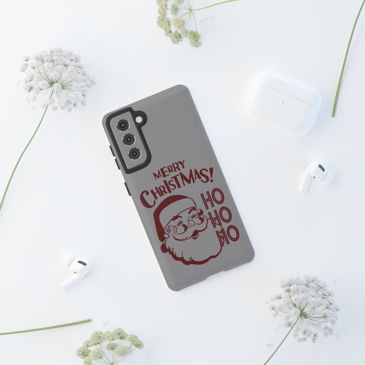 Jingle All the Way with Santa! Personalized Tough Cases for Every Phone!