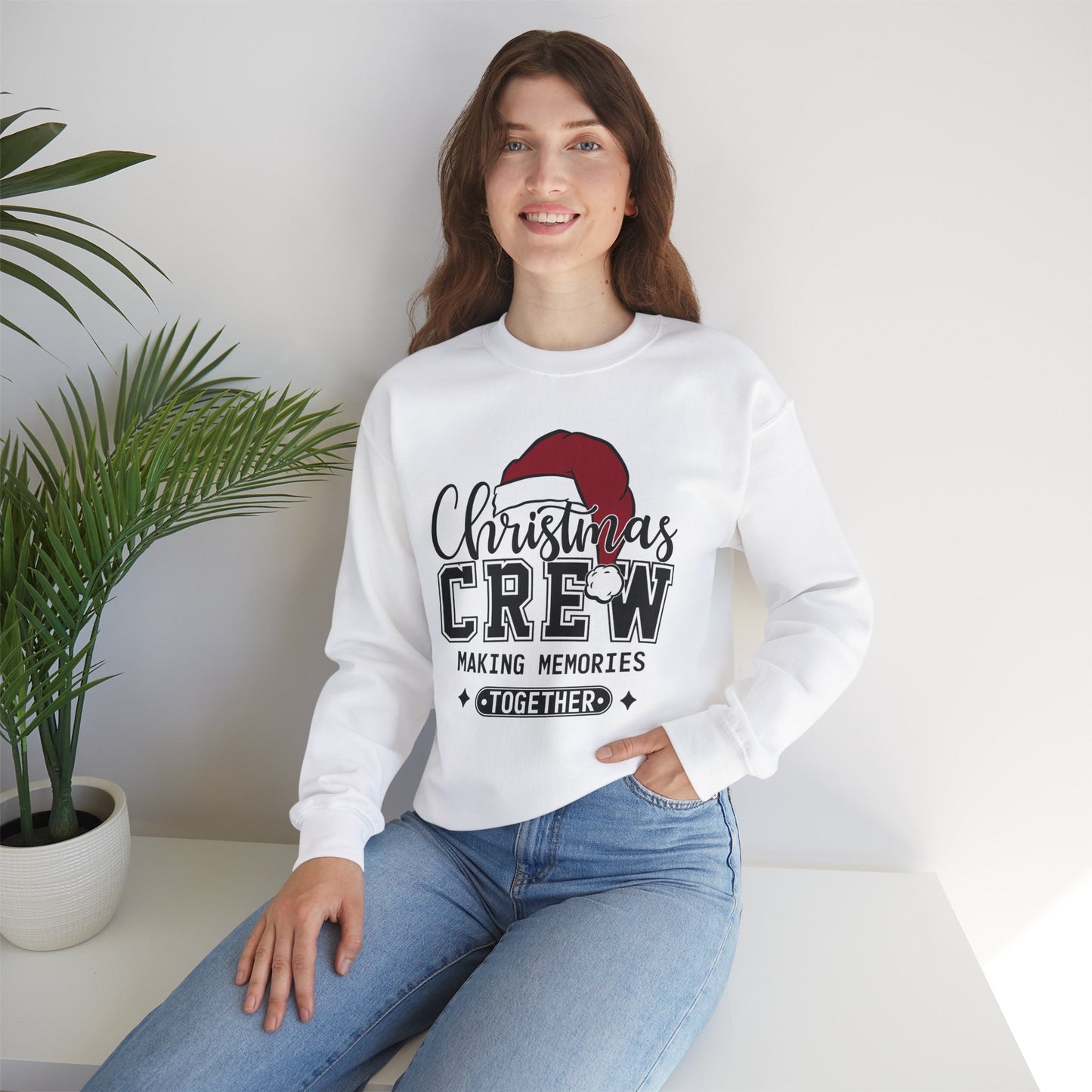 Christmas Together Unisex Heavy Blend™ Crewneck Sweatshirt - Cozy Winter Sweater