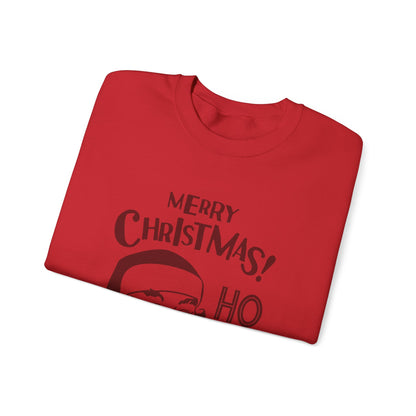 Wrap Yourself in Joy: Unisex Santa Silhouette Sweatshirt - Cozy Christmas Elegance!