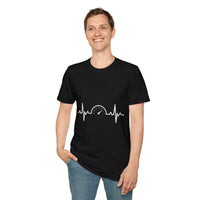 Tachometer Shirt RPM Heartbeat Gauge Unisex Heavy Cotton Tee