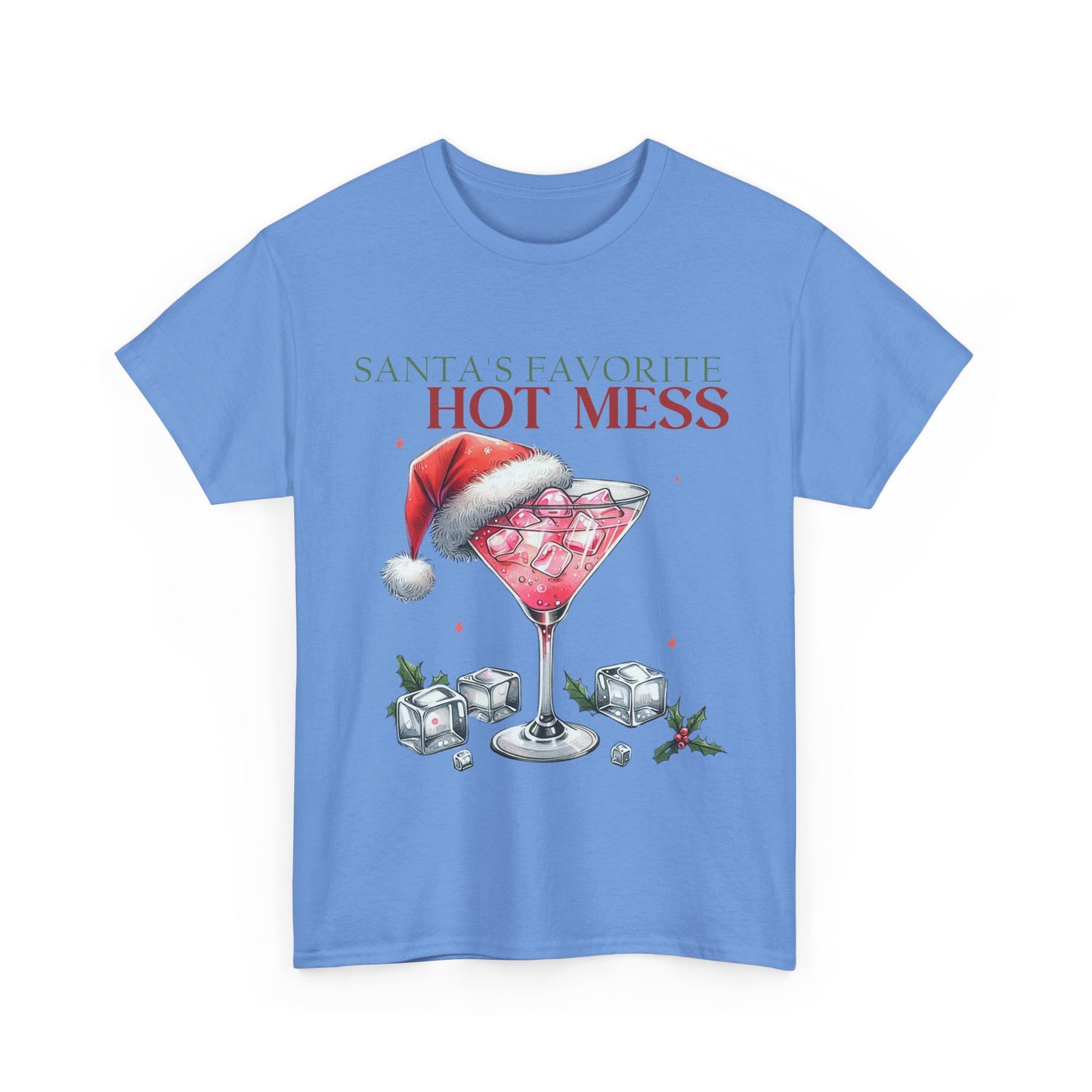 Santa's Favorite Hot Mess Unisex Heavy Cotton Tee - 100% Cotton