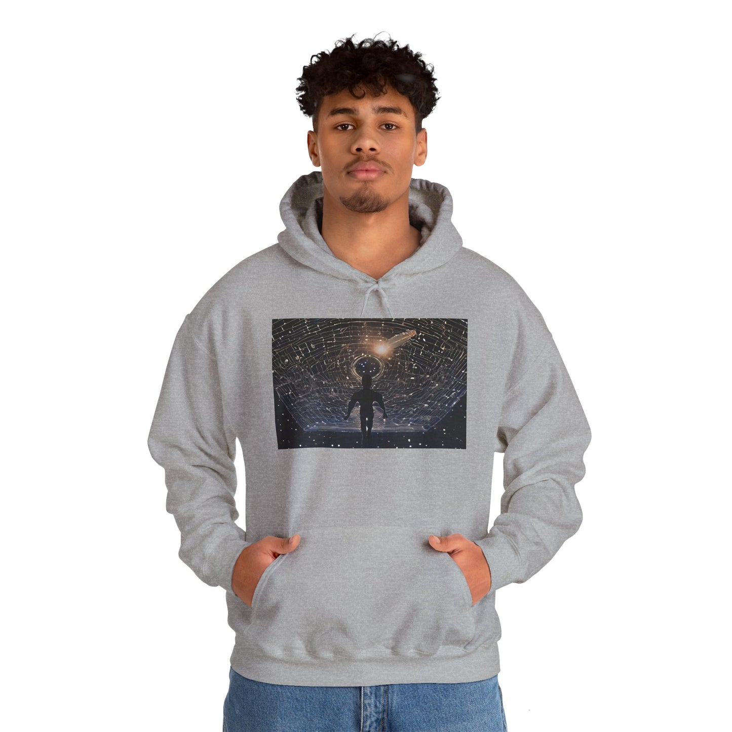 Cosmic Comfort Unleashed! Dive into Relaxation with Our Unisex Heavy Blend™ Hoodie!