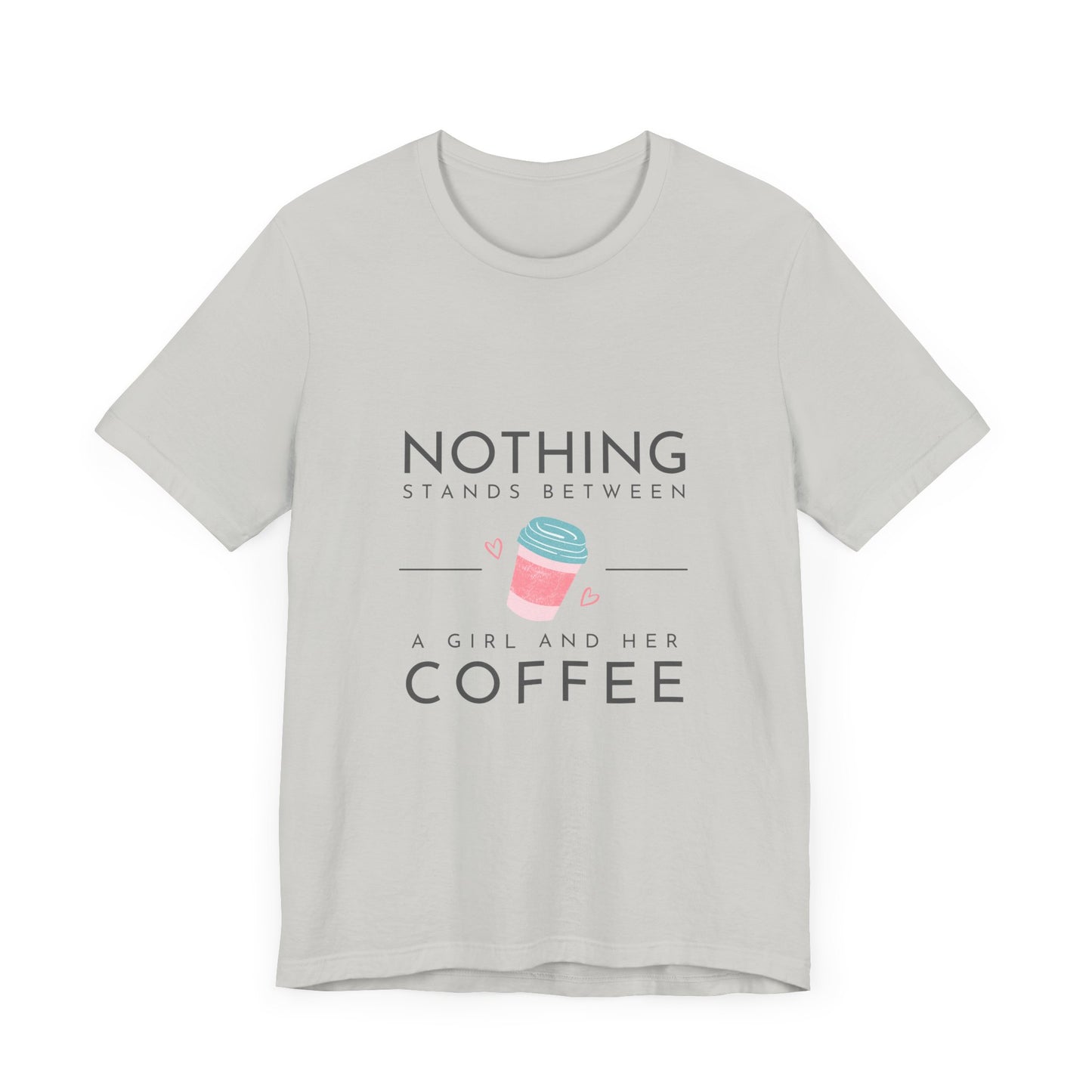 Unleash Your Inner Caffeine Queen with Our Cozy Woman's Jersey Tee!