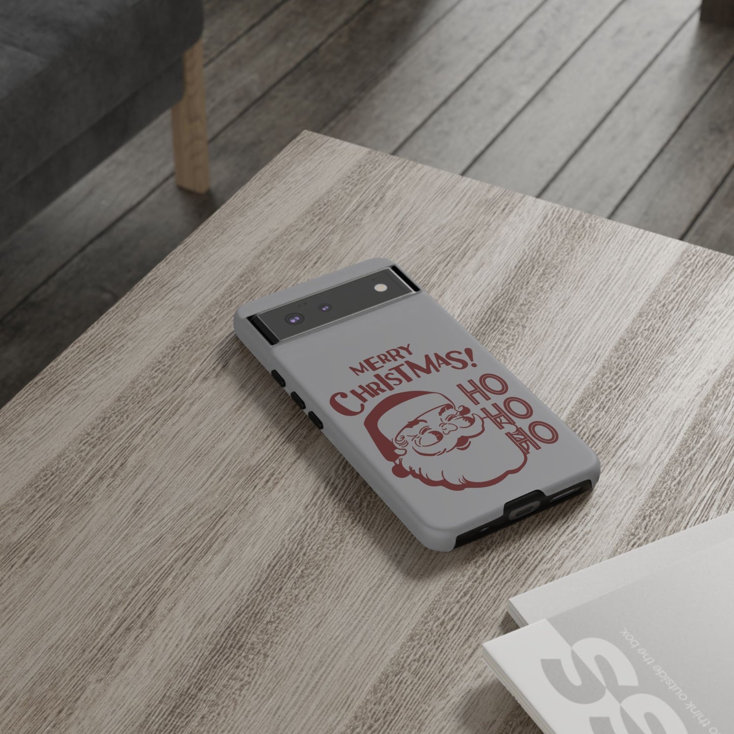 Jingle All the Way with Santa! Personalized Tough Cases for Every Phone!