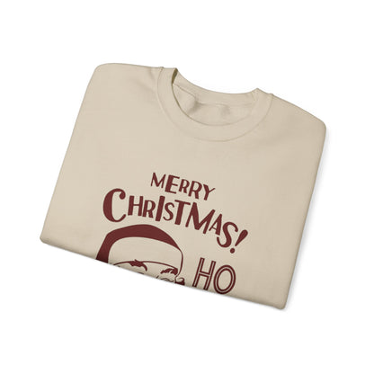 Wrap Yourself in Joy: Unisex Santa Silhouette Sweatshirt - Cozy Christmas Elegance!