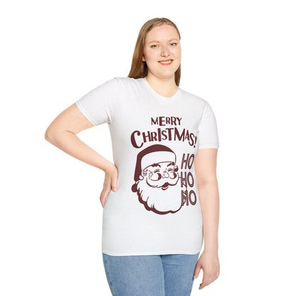 Spread Joy in Style: Unisex Santa Softstyle Tee – Your Ultimate Christmas Comfort!