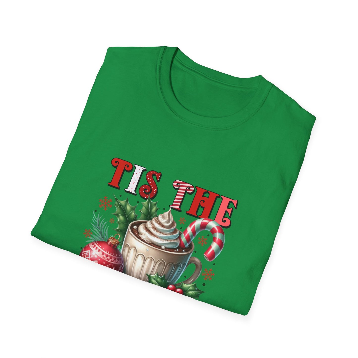 Tis the Season Unisex Softstyle T-Shirt - Holiday Print - 100% Cotton