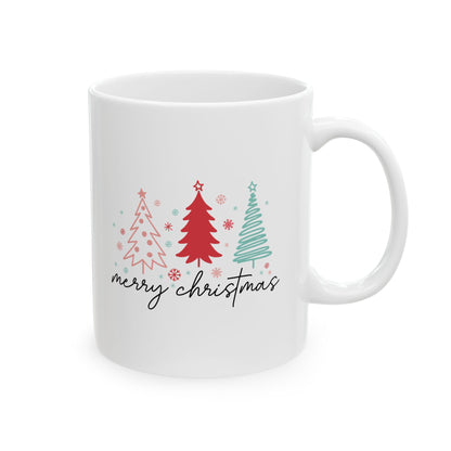 Merry Christmas Vibes Ceramic Mug - 11oz