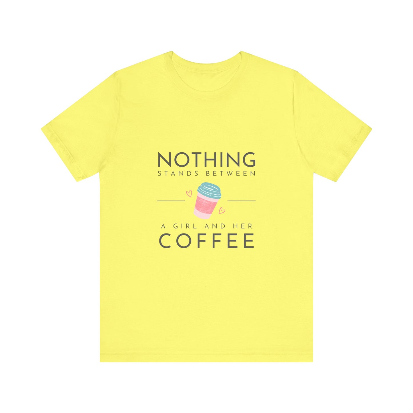 Unleash Your Inner Caffeine Queen with Our Cozy Woman's Jersey Tee!