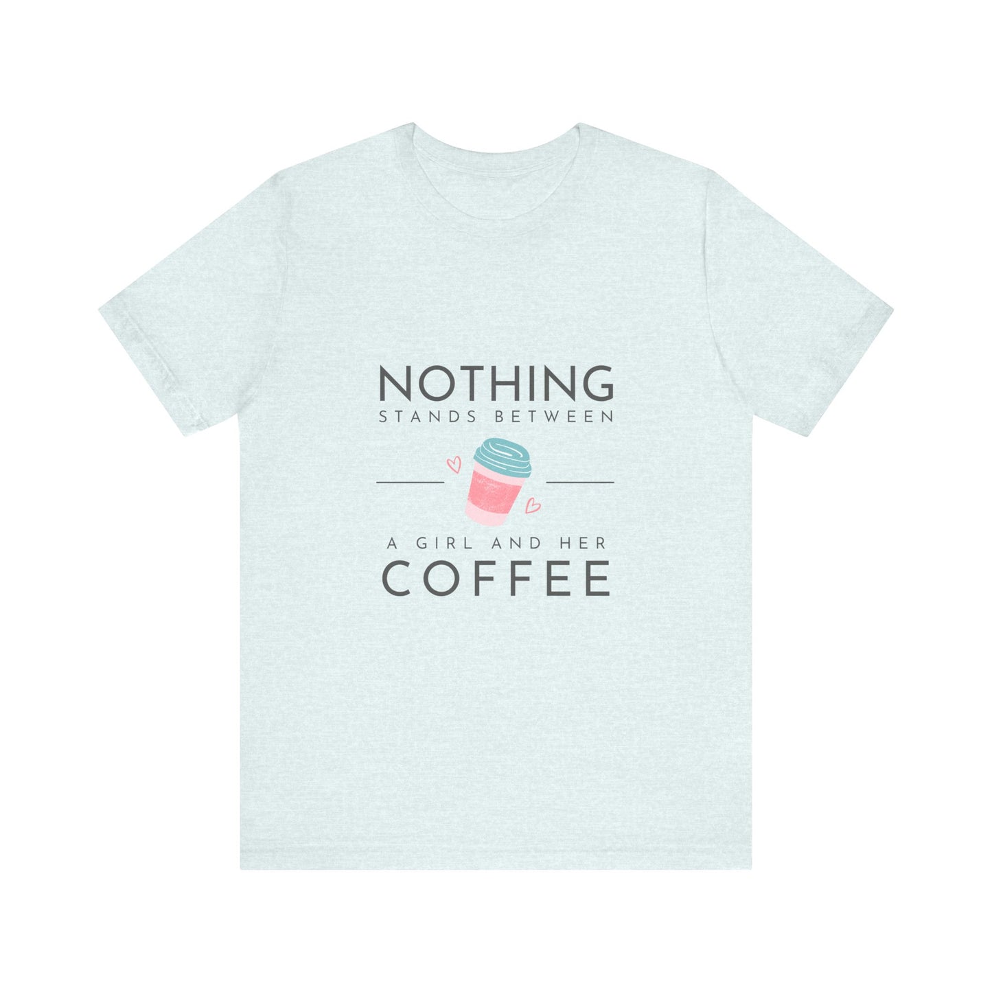 Unleash Your Inner Caffeine Queen with Our Cozy Woman's Jersey Tee!