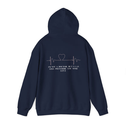 Cozy Love Prescription Unisex Hoodie - Comfortable Cotton Blend Sweatshirt - Spread Love